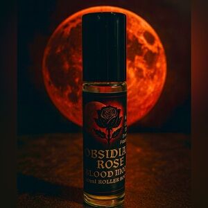 Obsidian Rose 'Blood Moon' 10ml Roller Bottle